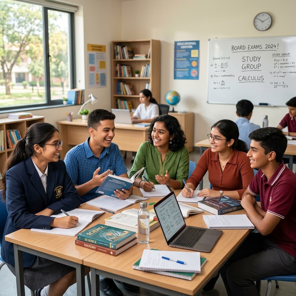 Students studying at Guruu Classes